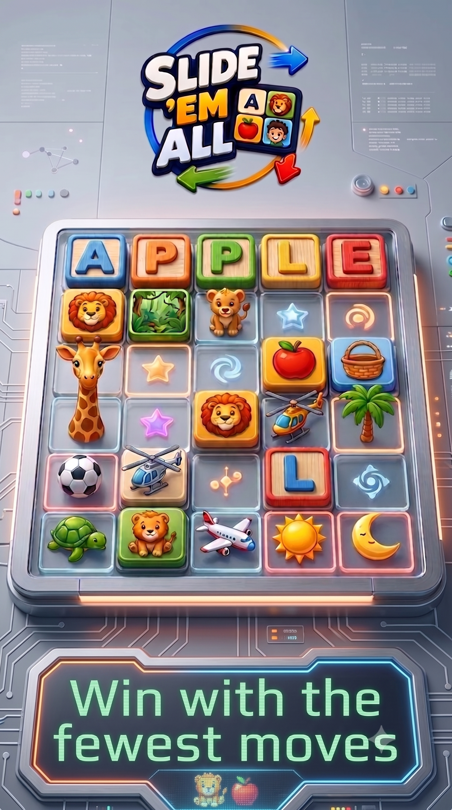 Slide 'Em All game art